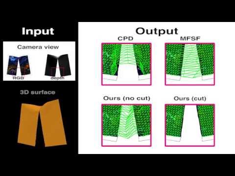 Tracking Deformable Surfaces that Undergo<br /> Topological Changes using an RGB-D Camera (3DV 2016)