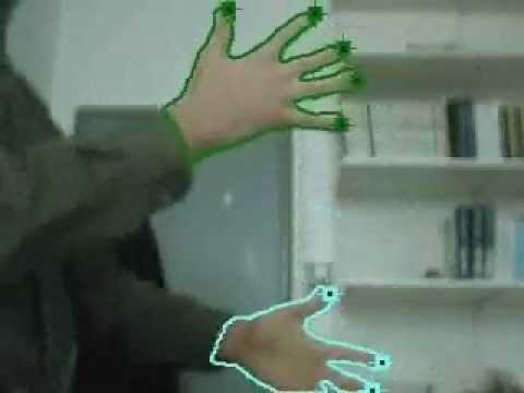 Finger Detection and Tracking based on<br />   a Web Camera (ECCVW-HCI 2006)