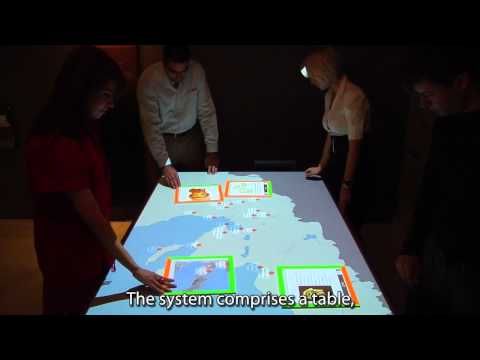 PaperView: Augmenting Physical Surfaces with Location-aware<br /> Digital Information (TEI 2011)