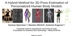 A Hybrid Method for 3D Pose Estimation<br /> of Personalized Human Body Models (WACV 2018)