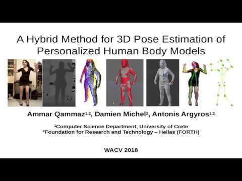 A Hybrid Method for 3D Pose Estimation<br /> of Personalized Human Body Models (WACV 2018)
