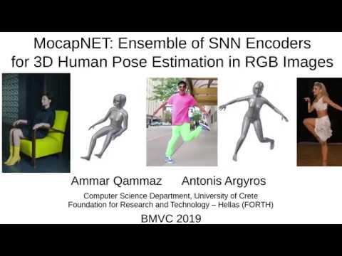 MocapNET: Ensemble of SNN Encoders for 3D<br />
 Human <br />Pose Estimation in RGB Images (BMVC 2019)