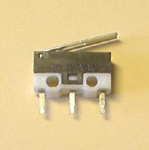 Photograph of an SPDT button-type switch