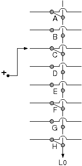 Multiplexer drawn as 8x1 ROM